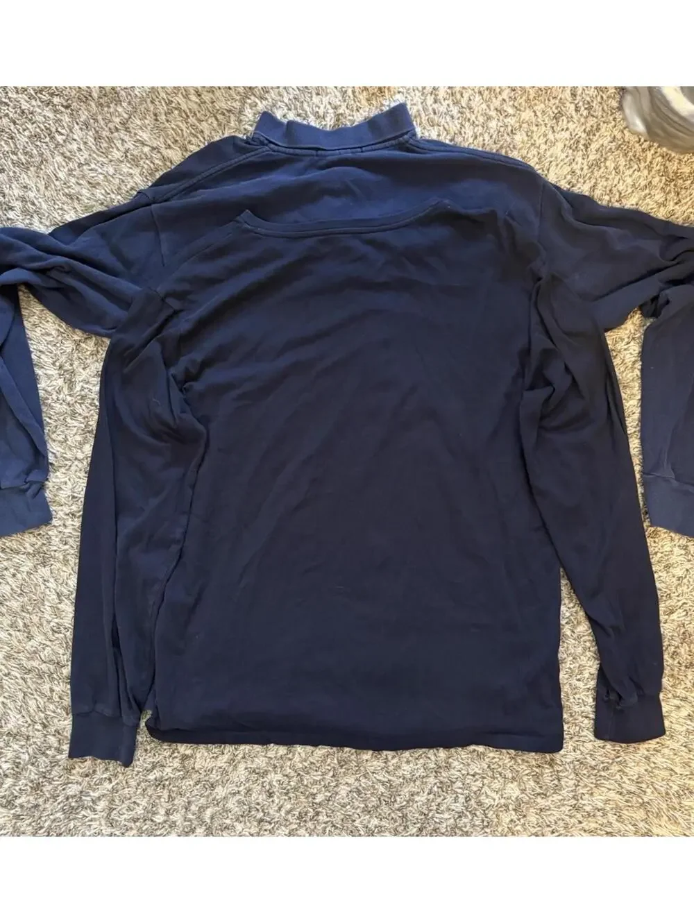 Polo Ralph Lauren Set of Long Sleeve Polo Shirt & VNeck Long Sleeve Size Large